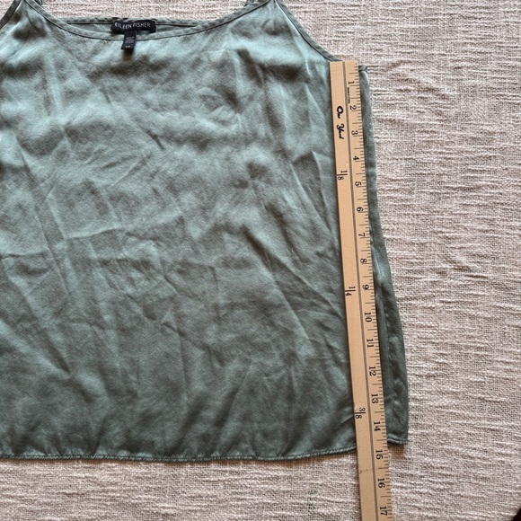 Eileen Fisher Silk Camisole Elm - Picture 4 of 7